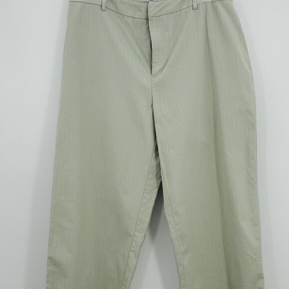 Croft & Barrow Classic Stretch Capris Soft Strips Women Pants Size 12 - Picture 1 of 16